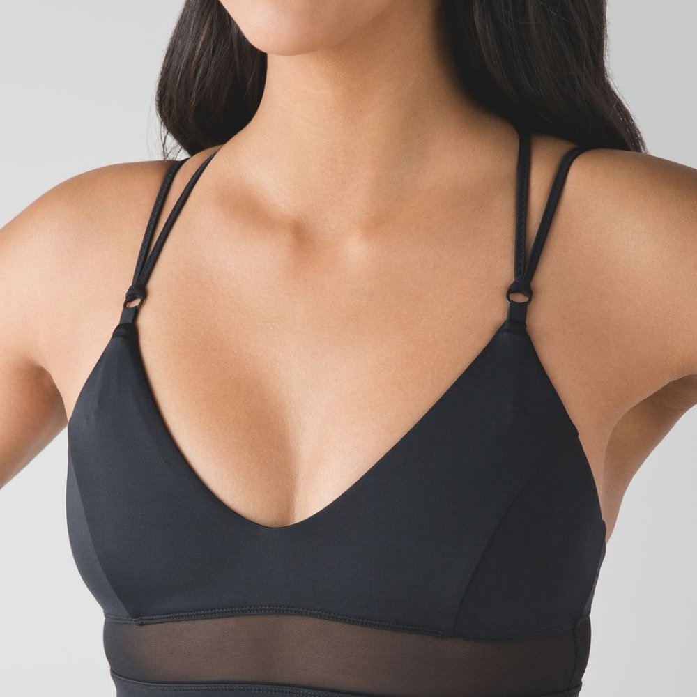 Lululemon swim top, mesh